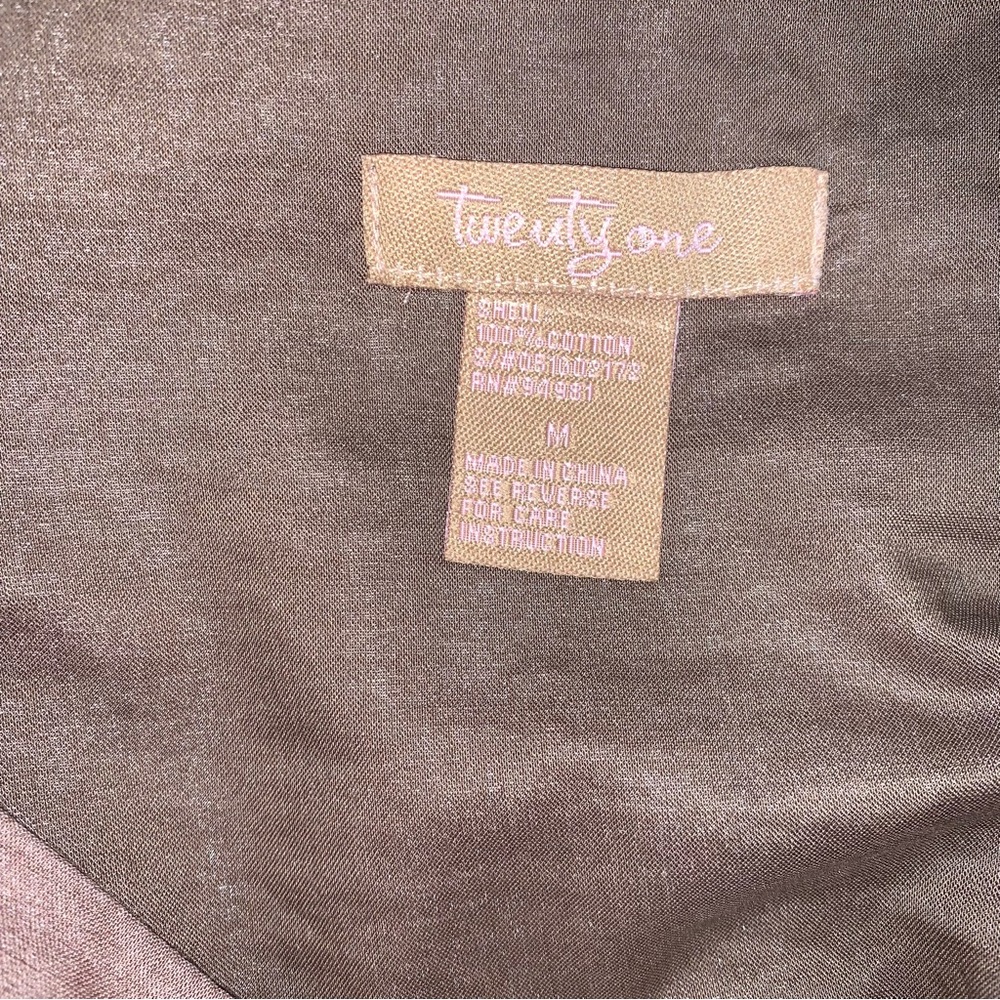 Forever 21 Tan Handkerchief Skirt Women’s Medium Sequin Appliqué Circle Skater - Picture 8 of 11